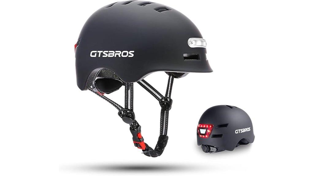 led light safety helmet