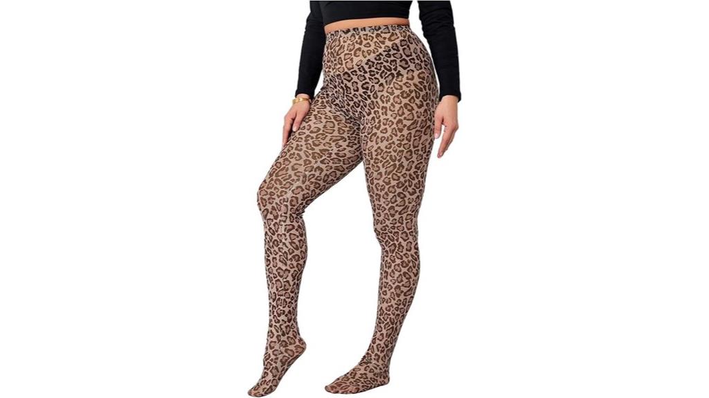 leopard print plus leggings