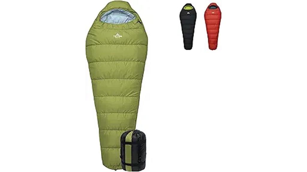 lightweight mummy sleeping bag