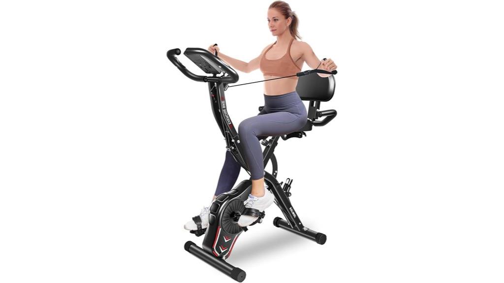 magnetic resistance folding bike