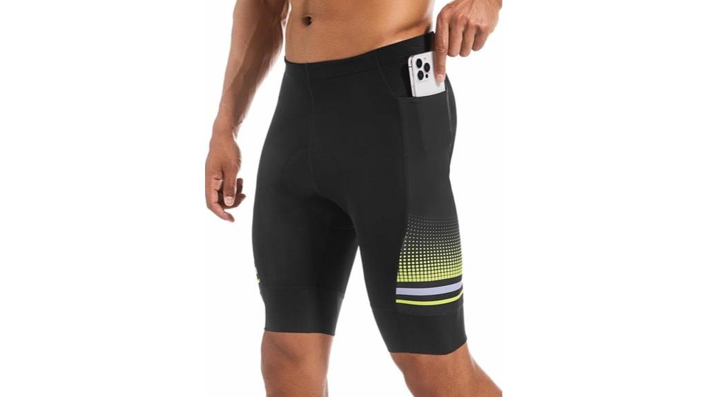 men s padded cycling shorts