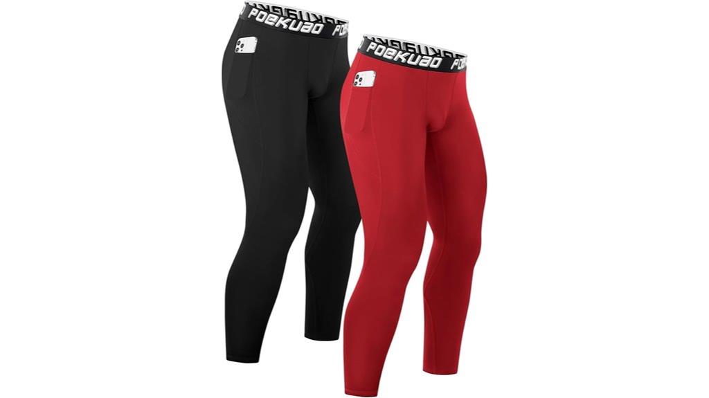 men s pockets compression leggings