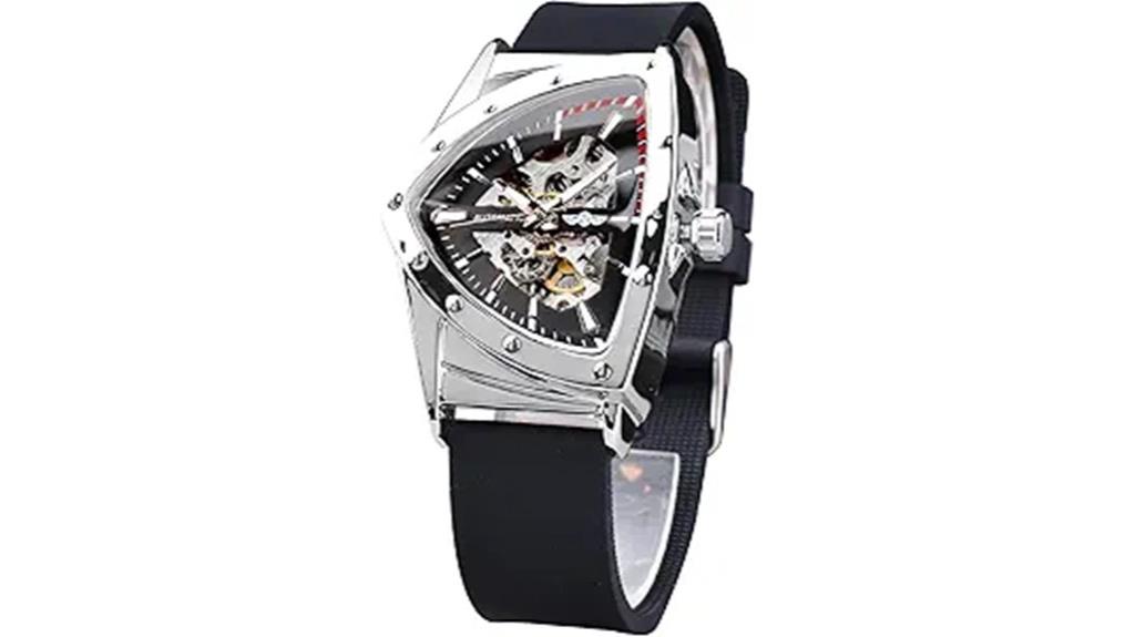 men s skeleton watch design