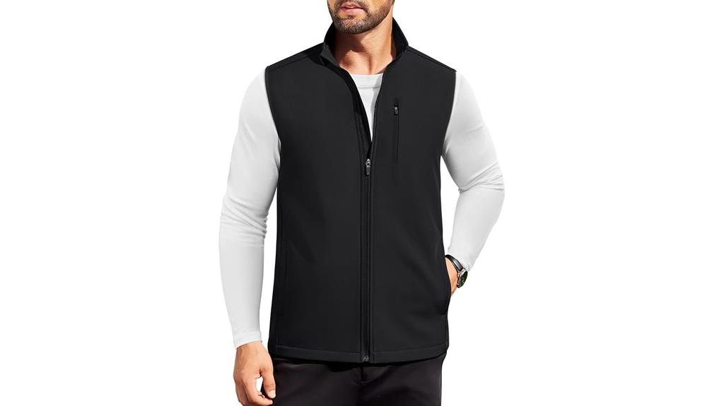 men s softshell vest