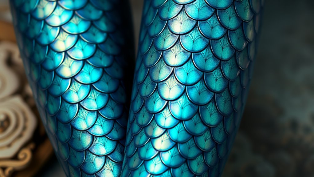 mermaid scale tights transformation