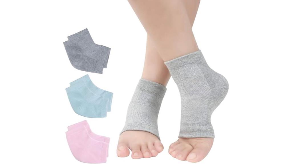 moisturizing heel sock set