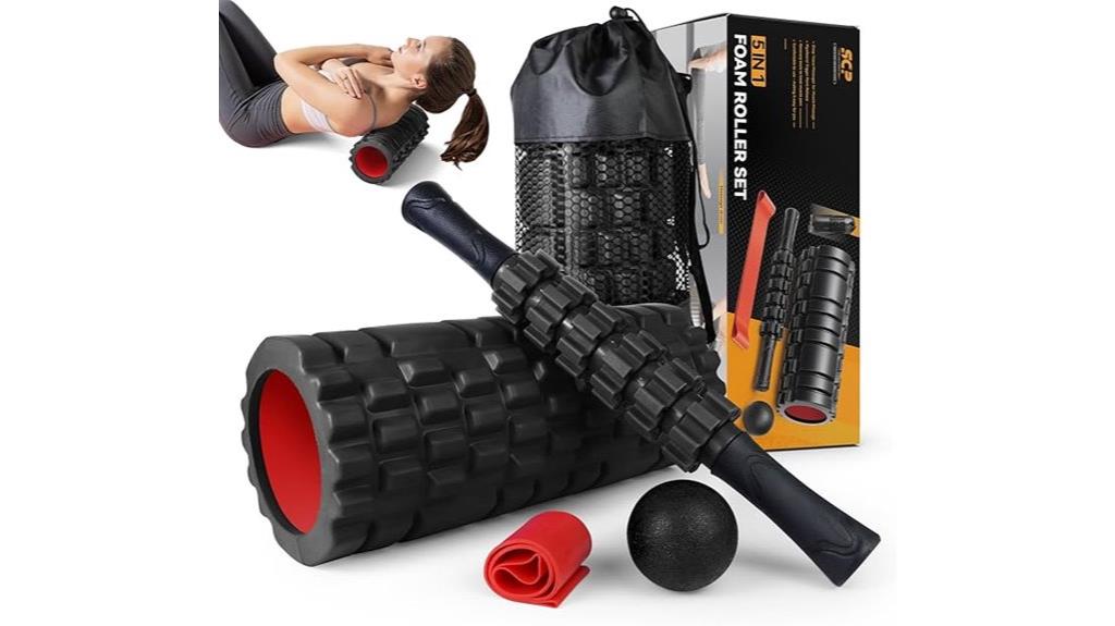 multi use foam roller set