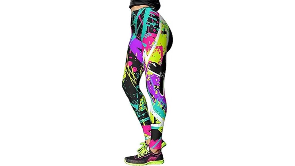 neon splash high waist