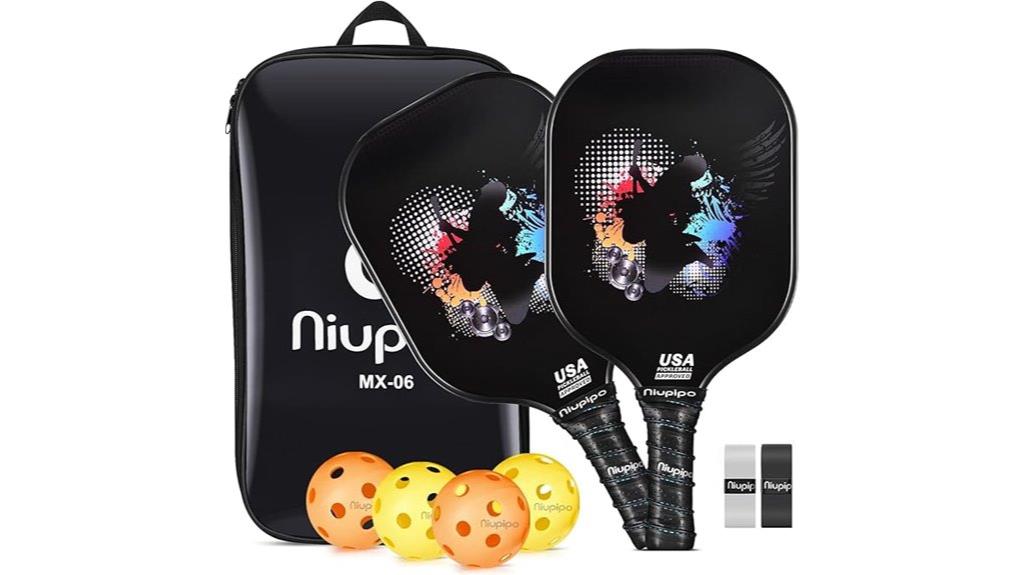 niupipo pickleball paddles set
