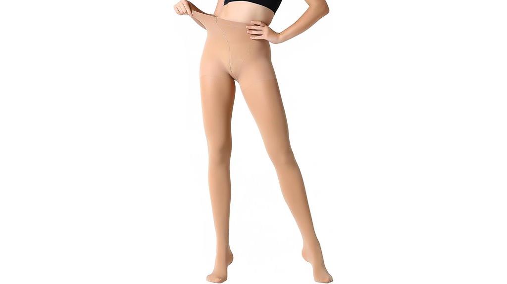 opaque resistant control tights