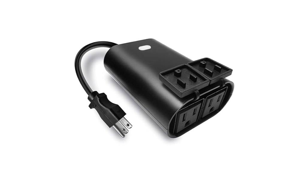 outdoor dual smart outlet