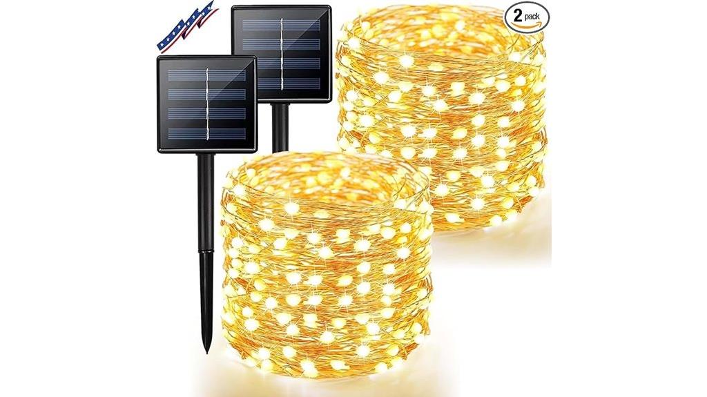 outdoor solar fairy lights