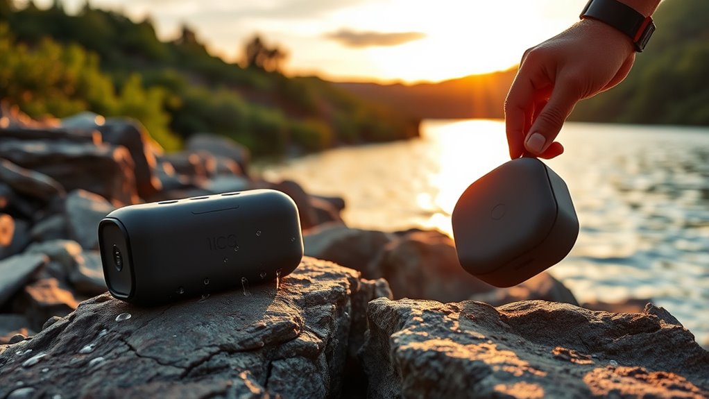 outdoor waterproof speaker features