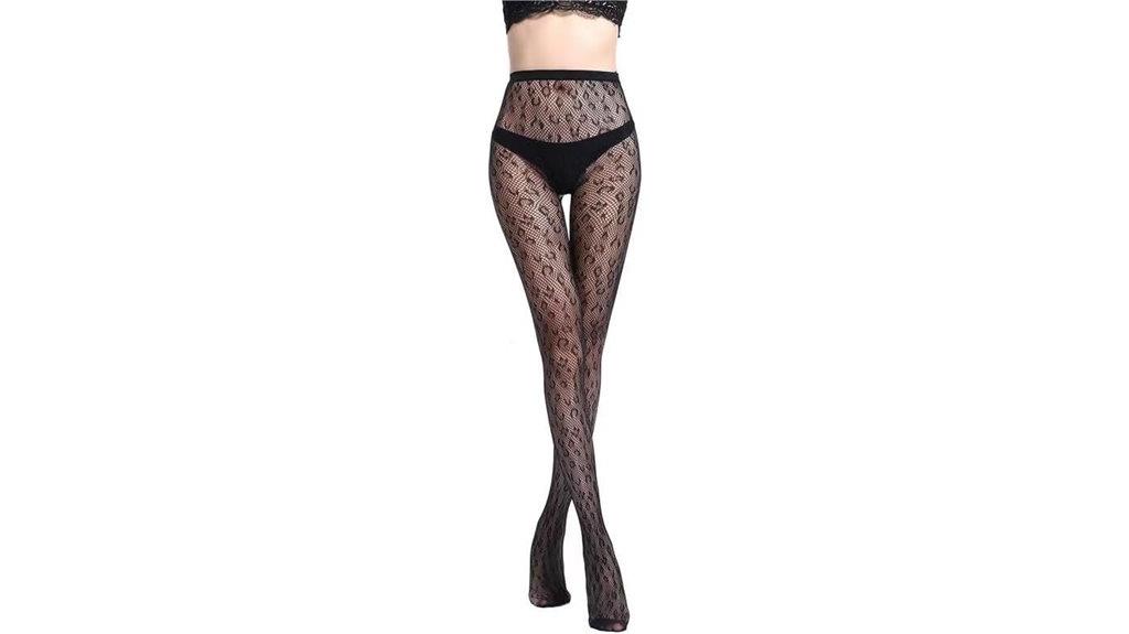 patterned fishnet tights
