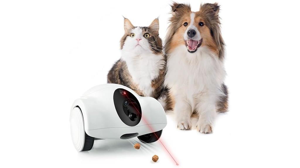 pet camera with treat dispenser