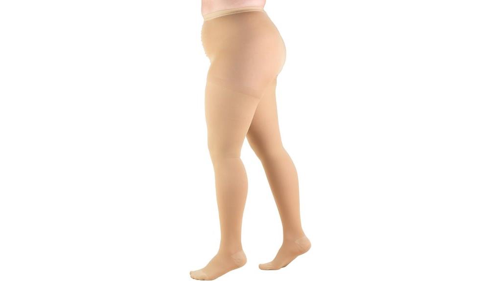 plus size compression pantyhose