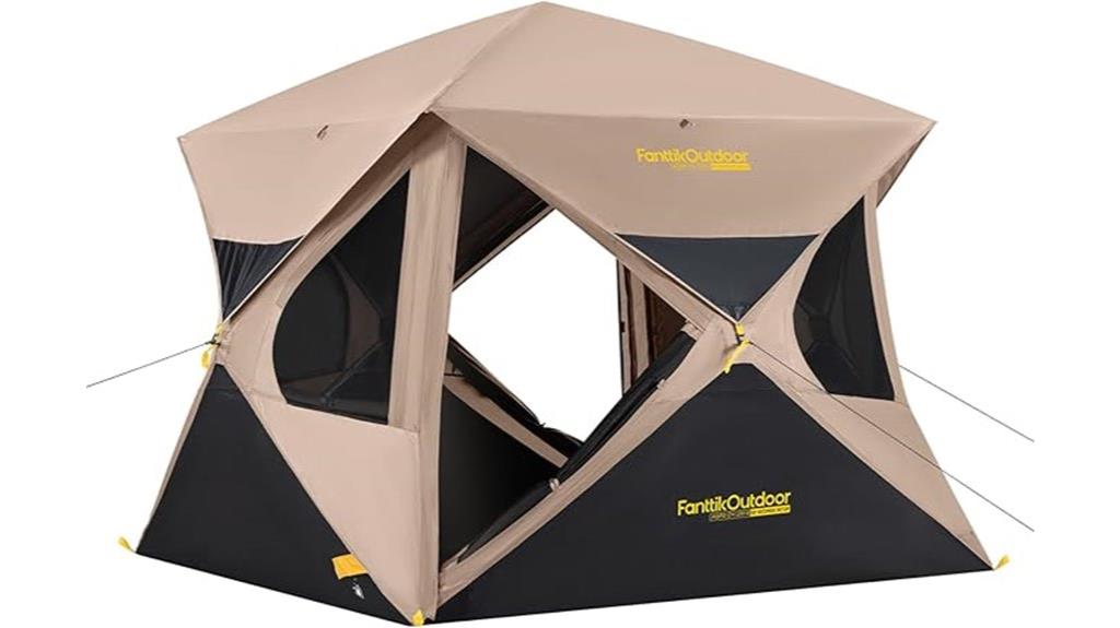 portable four person camping tent