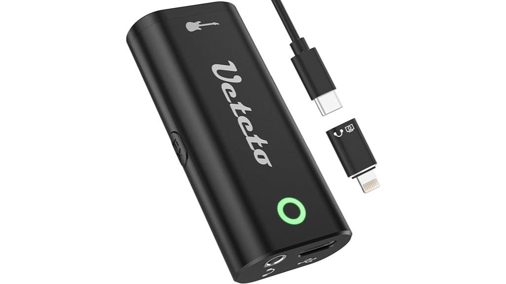 portable guitar recording interface