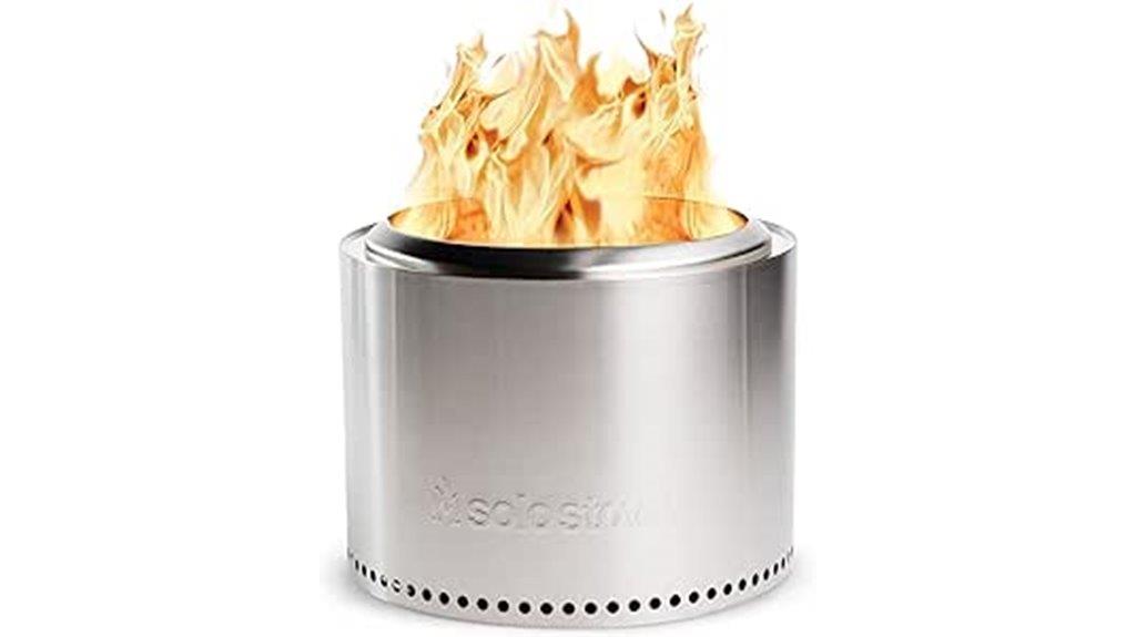 portable smokeless fire pit