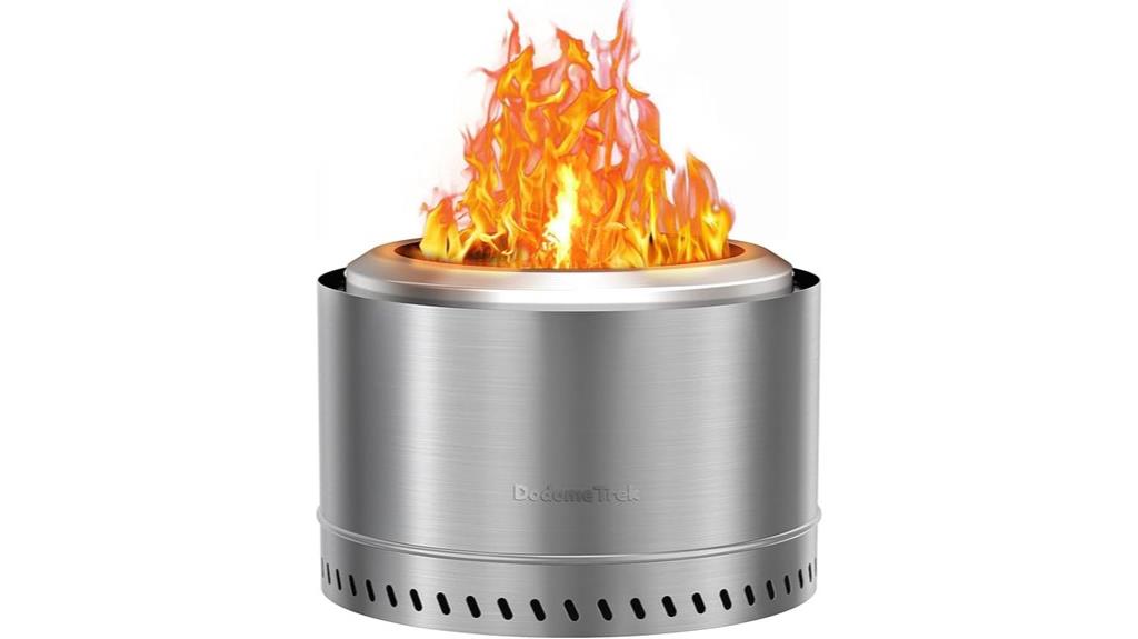 portable smokeless outdoor fire pit