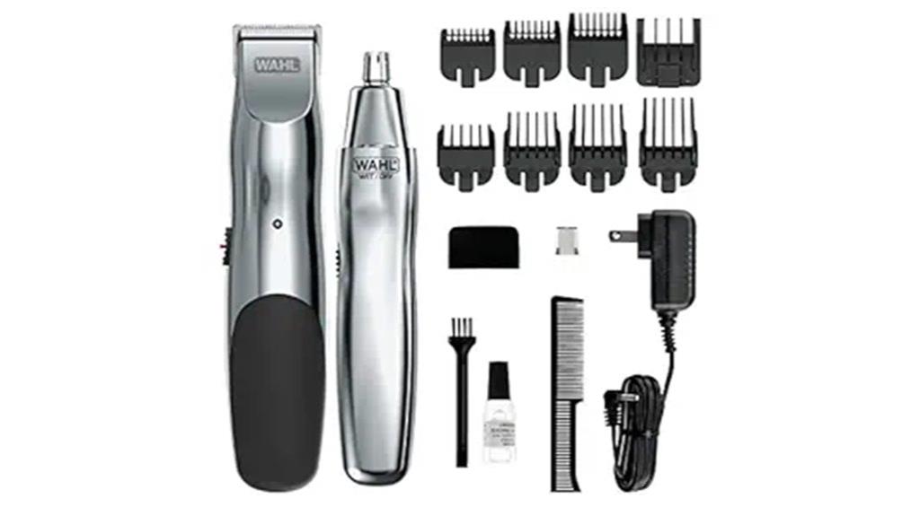 rechargeable grooming trimmer kit