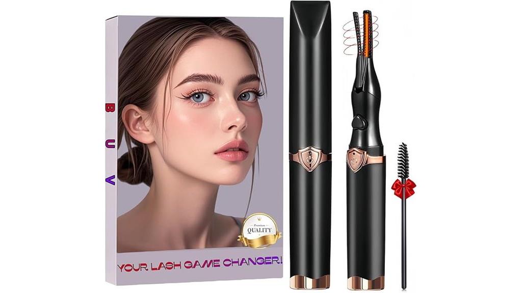 rechargeable heated eyelash curler