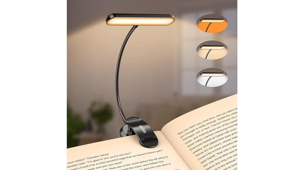 rechargeable led book light