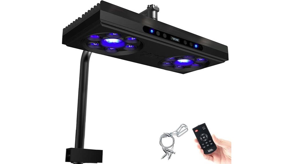 reef aquarium light features