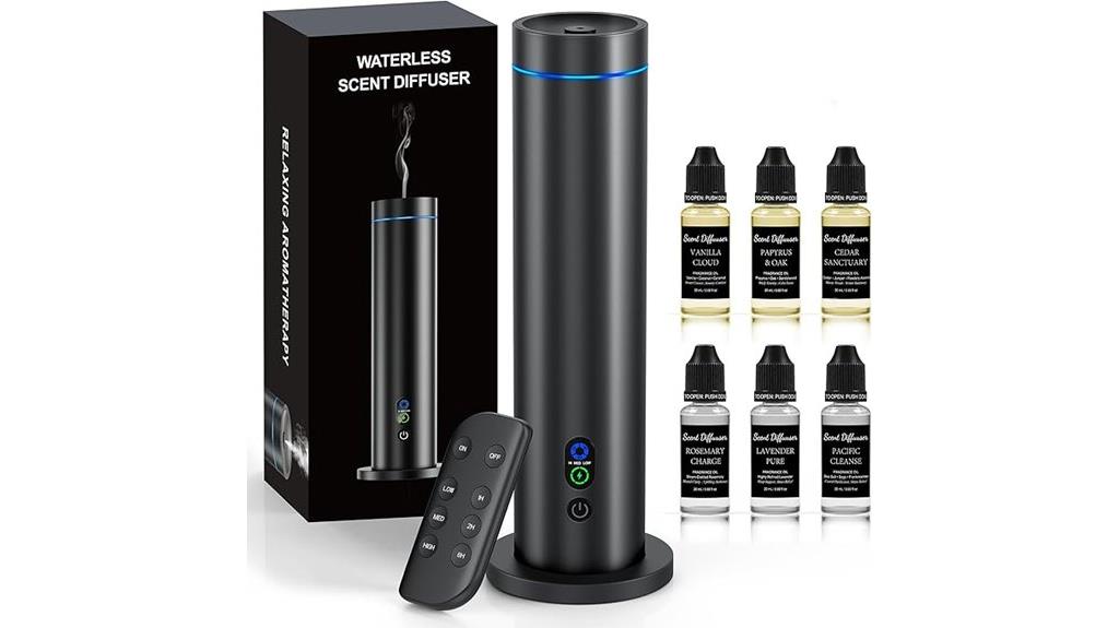 remote controlled waterless diffuser