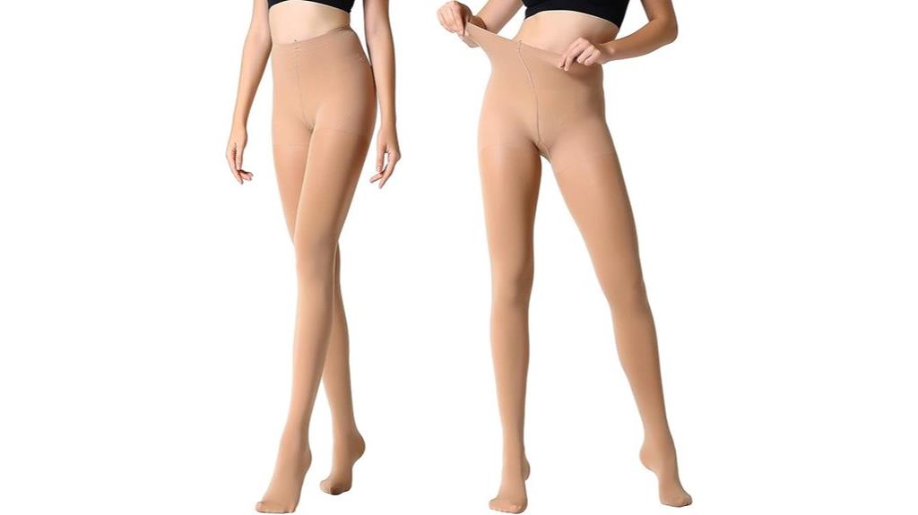 resistant opaque control tights