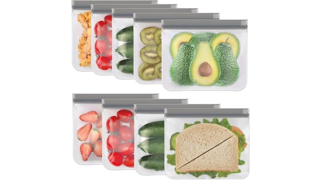 reusable sandwich bags pack