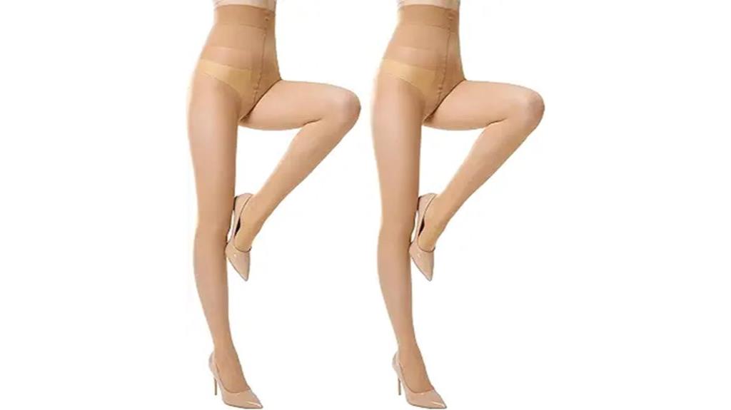 rip resistant high waist pantyhose