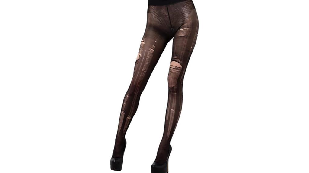 ripped tights halloween stockings