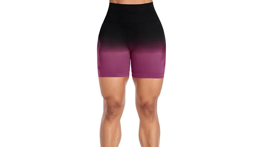seamless scrunch biker shorts
