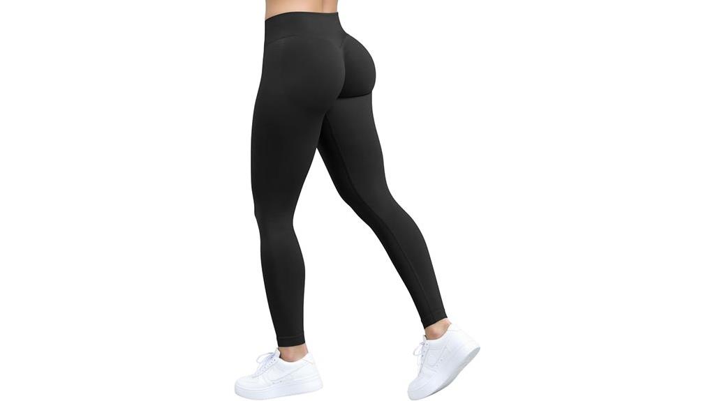 seamless scrunch workout leggings