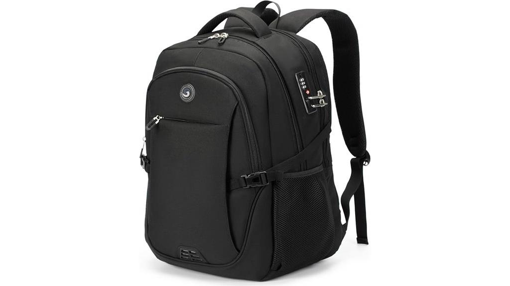 secure laptop backpack with usb
