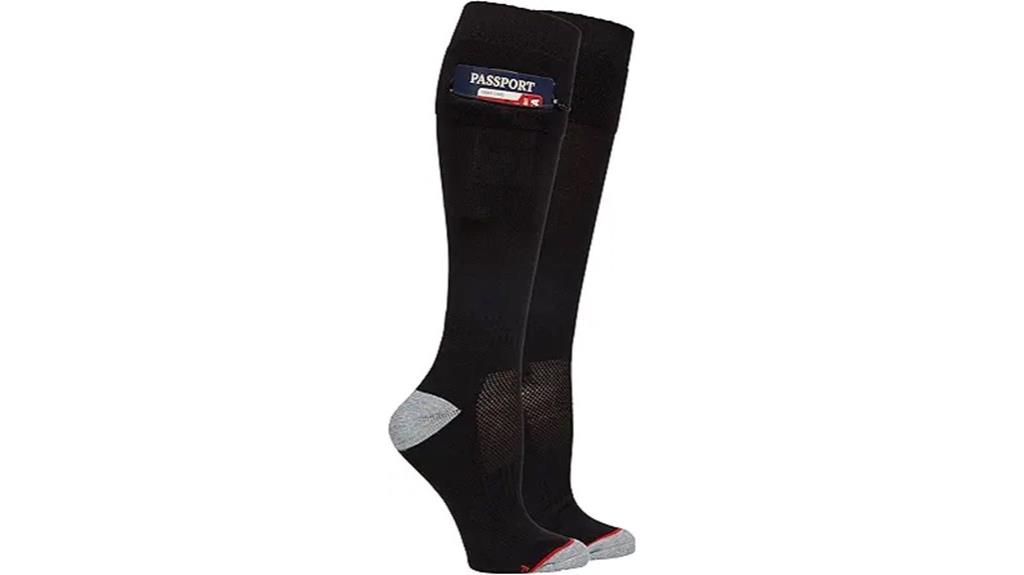 secure travel socks