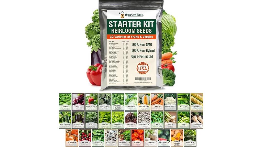 seed vault with non gmo seeds