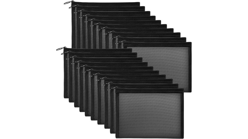 set of twenty mesh organizers