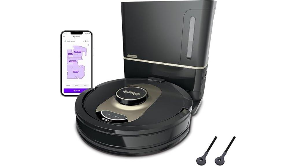 shark robot vacuum self empty