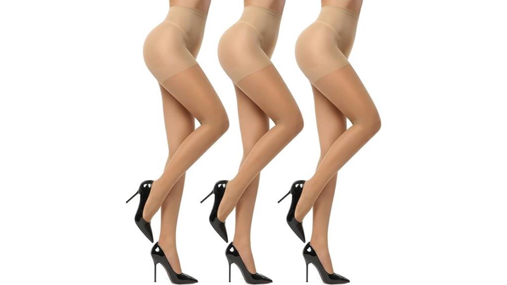 sheer high waist tights