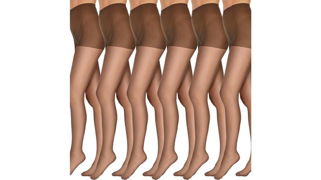 sheer toe pantyhose