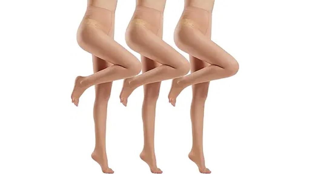 sheer toeless pantyhose