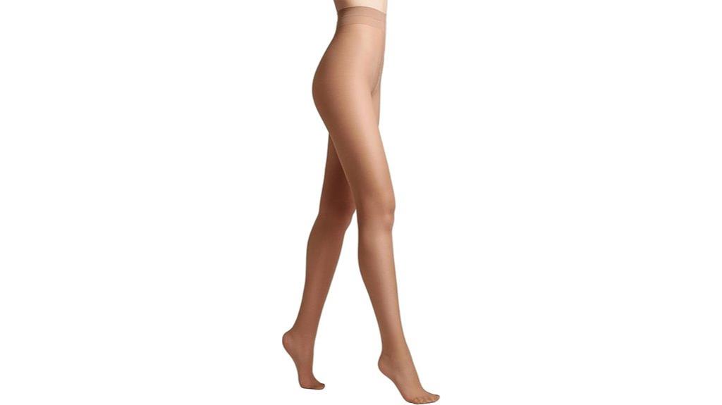 sheer waist silky hosiery