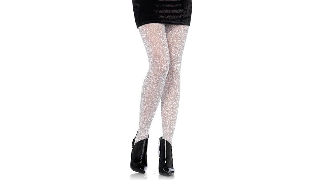 shimmer high waist tights