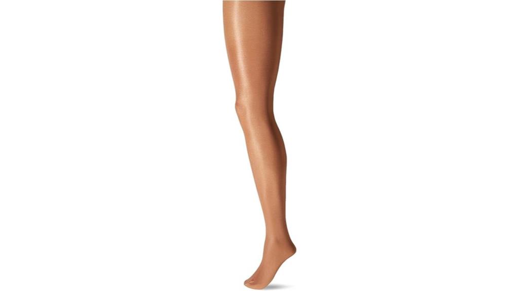shimmery women s footed tights