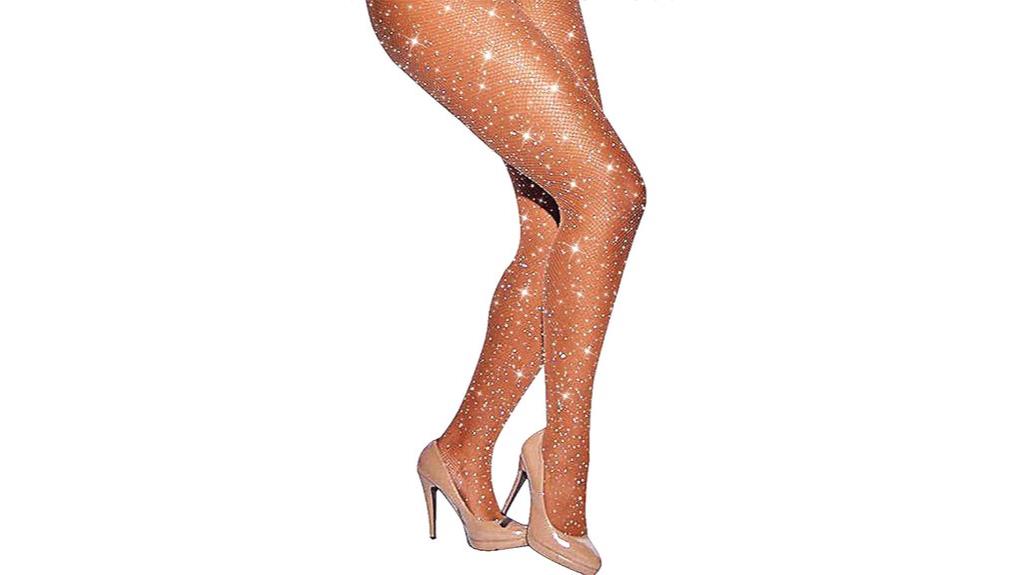 shiny high waist tights