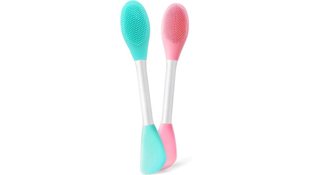 silicone dual function face cleaner