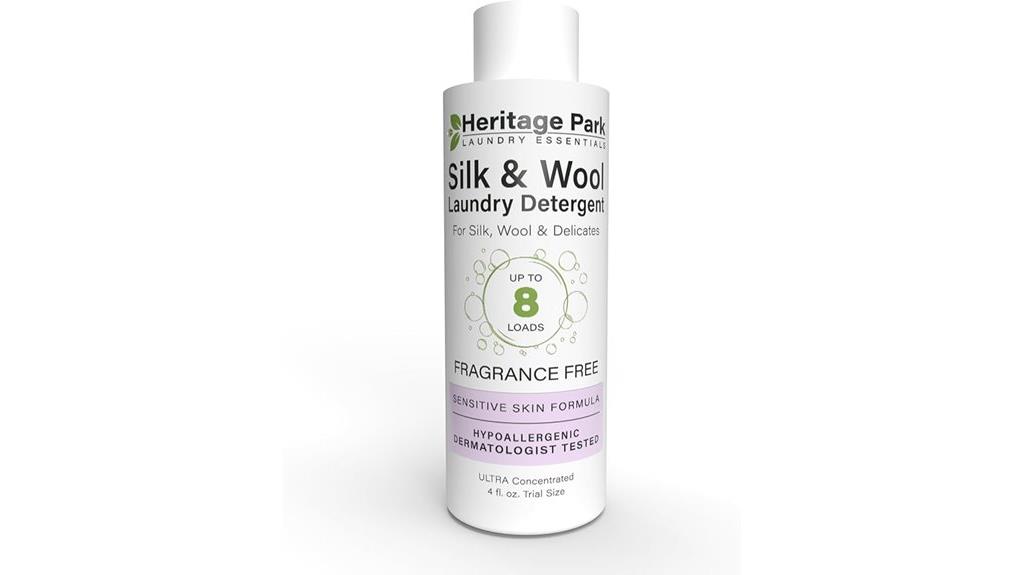 silk and wool detergent