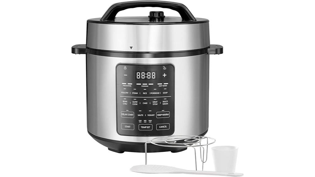 silver 6qt electric cooker